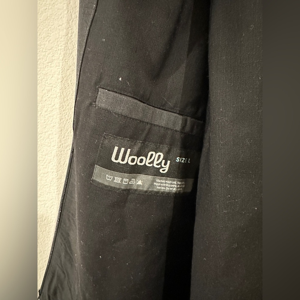 Woolly NatureDry Men's Charcoal Hooded Jacket - Large - Picture 6 of 11
